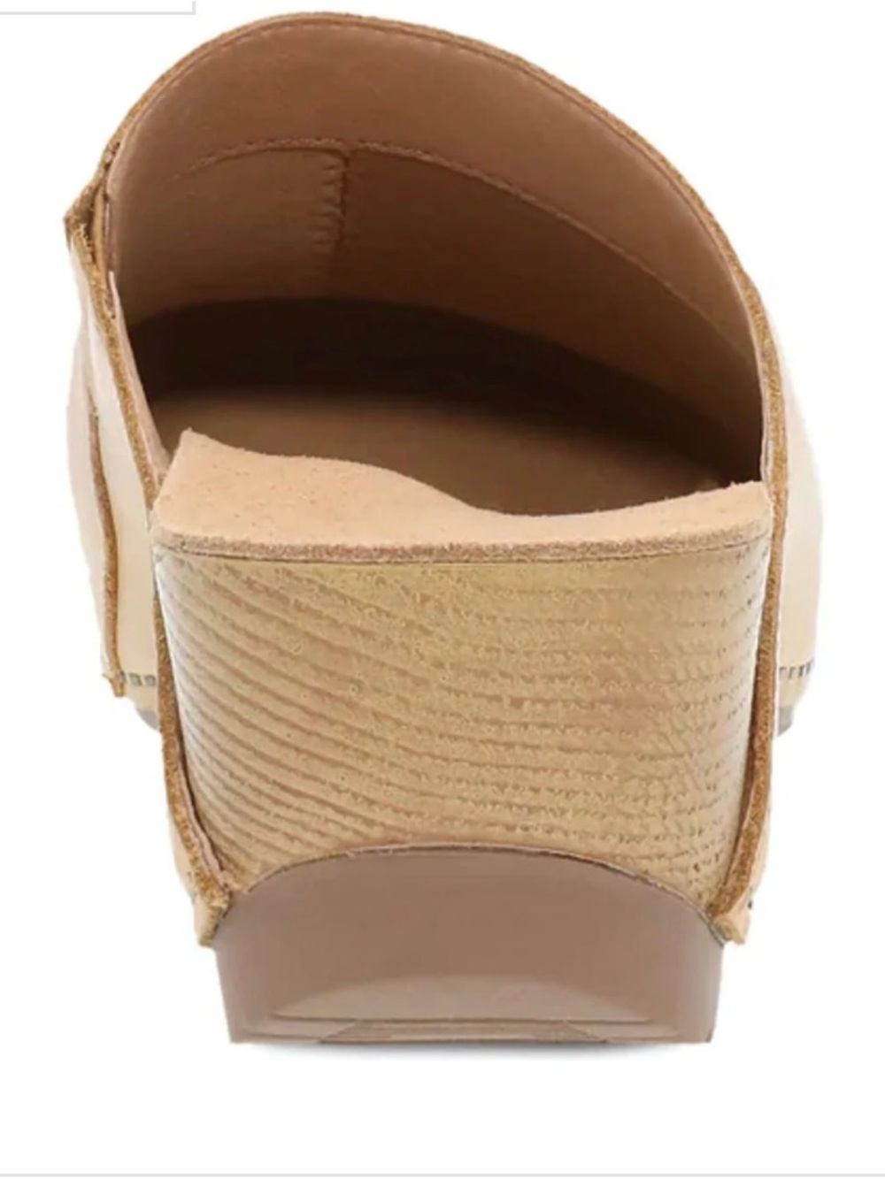 Dansko Tan Leather Slip-On Clog Mule - Picture 3 of 13